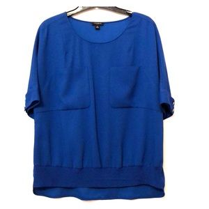 Ann Taylor Blue Blouse Size 8